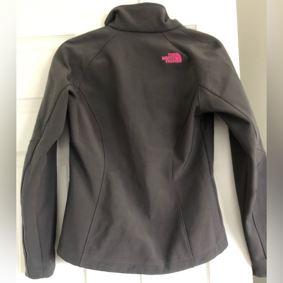 The North Face- Grey Breast Cancer Awareness Fleece Lined Full Zip Jacket - Picture 4 of 7